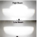 LED фара для мотоцикла 30000LM BA20D/H6 (6000K) подвійна лінза