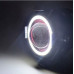 Додаткові мотоциклетні LED-прожектори U7 (Angel Eyes, 3 режими, 3000LM, IP67) WHITE