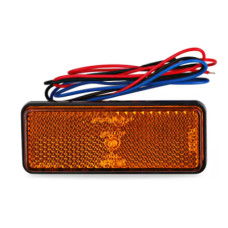 Світлодіодний стоп-сигнал для мотоцикла (універсальний задній габарит, Жовтий)