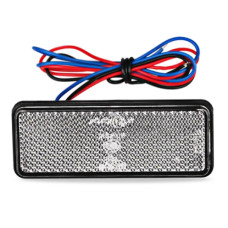 Світлодіодний стоп-сигнал для мотоцикла (універсальний задній габарит, Білий)