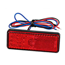 Світлодіодний стоп-сигнал для мотоцикла (універсальний задній габарит, Червоний)