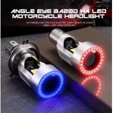 Світлодіодна лампа BA20D Blue з ангельськими очима (синій)