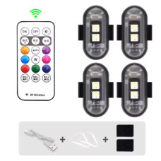 Бездротові LED стробоскопи з пультом 4шт Бездротові LED стробоскопи з пультом 4шт