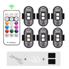 Бездротові LED стробоскопи з пультом 6 шт Бездротові LED стробоскопи з пультом 6 шт