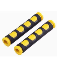 Універсальні силіконові накладки на гальмівні та зчепні ручки мотоцикла, 2 шт., жовті