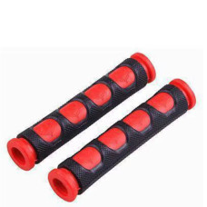 Універсальні силіконові накладки на гальмівні та зчепні ручки мотоцикла, червоні (2 шт.)