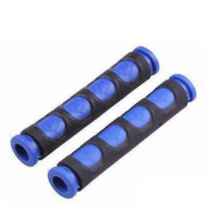 Універсальні силіконові накладки на гальмівні та зчепні ручки мотоцикла (2 шт, сині)