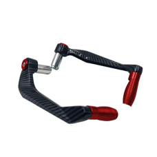 Алюмінієвий захист ручок мотоцикла (CNC хендгварди, червоний) Алюмінієвий захист ручок мотоцикла (CNC хендгварди, червоний)