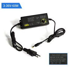 Регульований блок живлення 3–36V 2A для LED, моторів, електроніки Регульований блок живлення 3–36V 2A для LED, моторів, електроніки