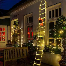 LED гірлянда з Санта-Клаусом 1,7 м (для дому та вулиці)