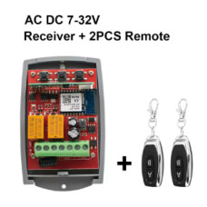 TUYA WiFi + 433 МГц Смарт-приймач для гаражних воріт | Тип 1: 7–32V Receiver 2XRF