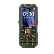 PHONEMAX Q8 GSM 2G мобільний телефон з великим акумулятором, подвійним ліхтариком і дисплеєм 2.4'' Зелений