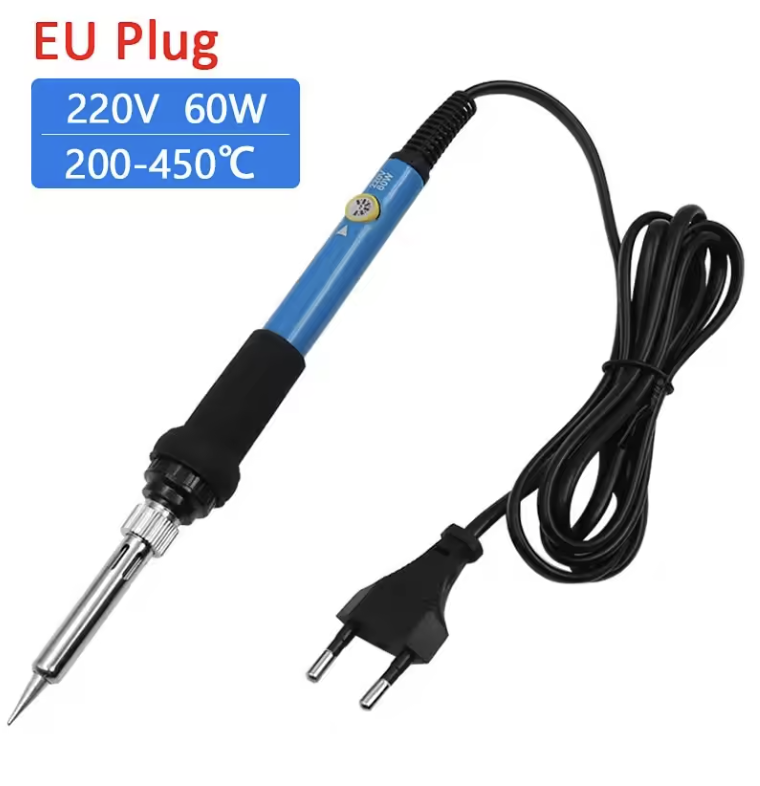 Електричний паяльник із регульованою температурою 60 Вт, 220 вольт