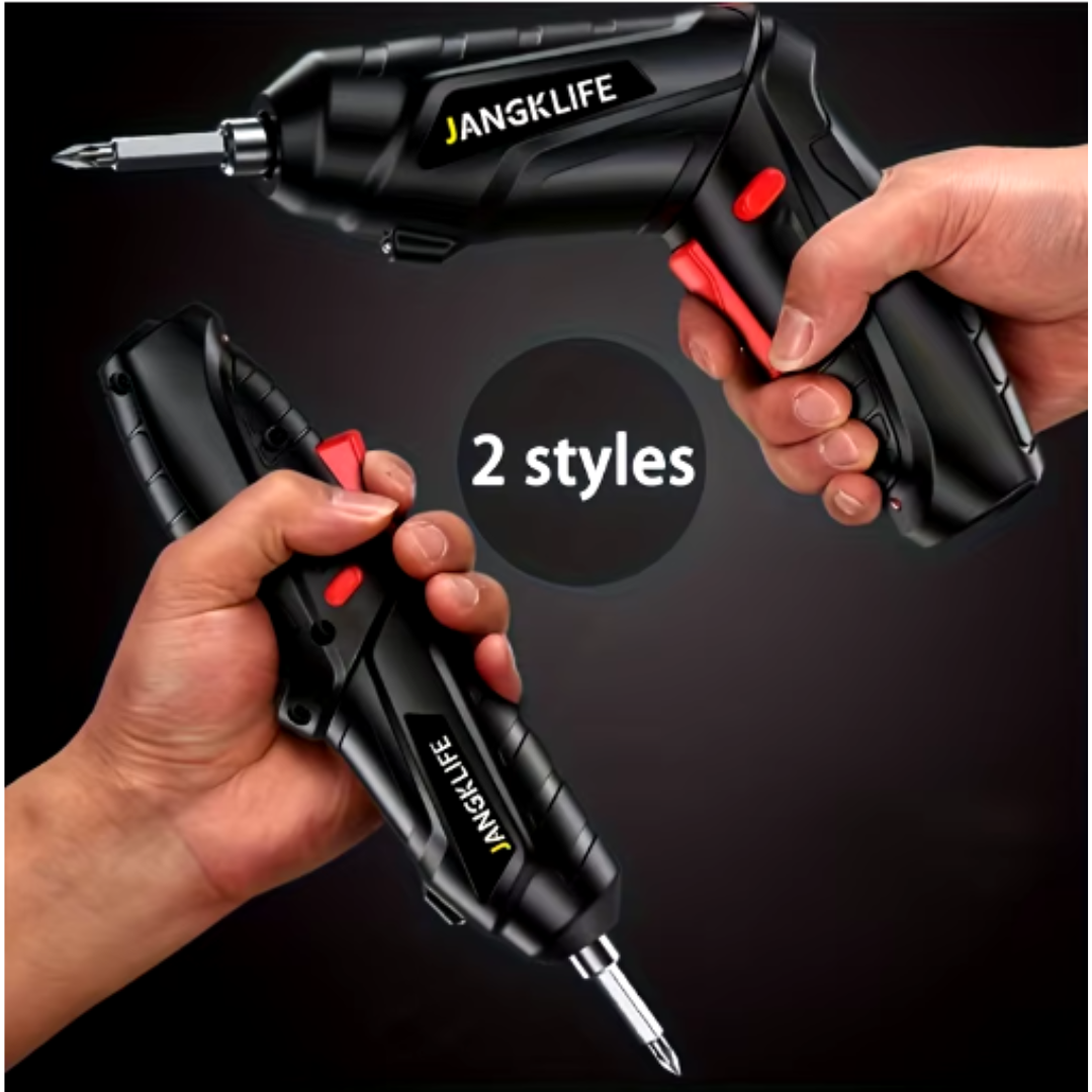 Електрична акумуляторна викрутка 3.6 В з ударом, бездротова дриль