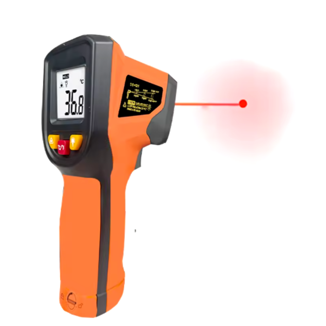 Безконтактний лазерний термометр NJTY T600A промисловий цифровий інфрачервоний пірометр