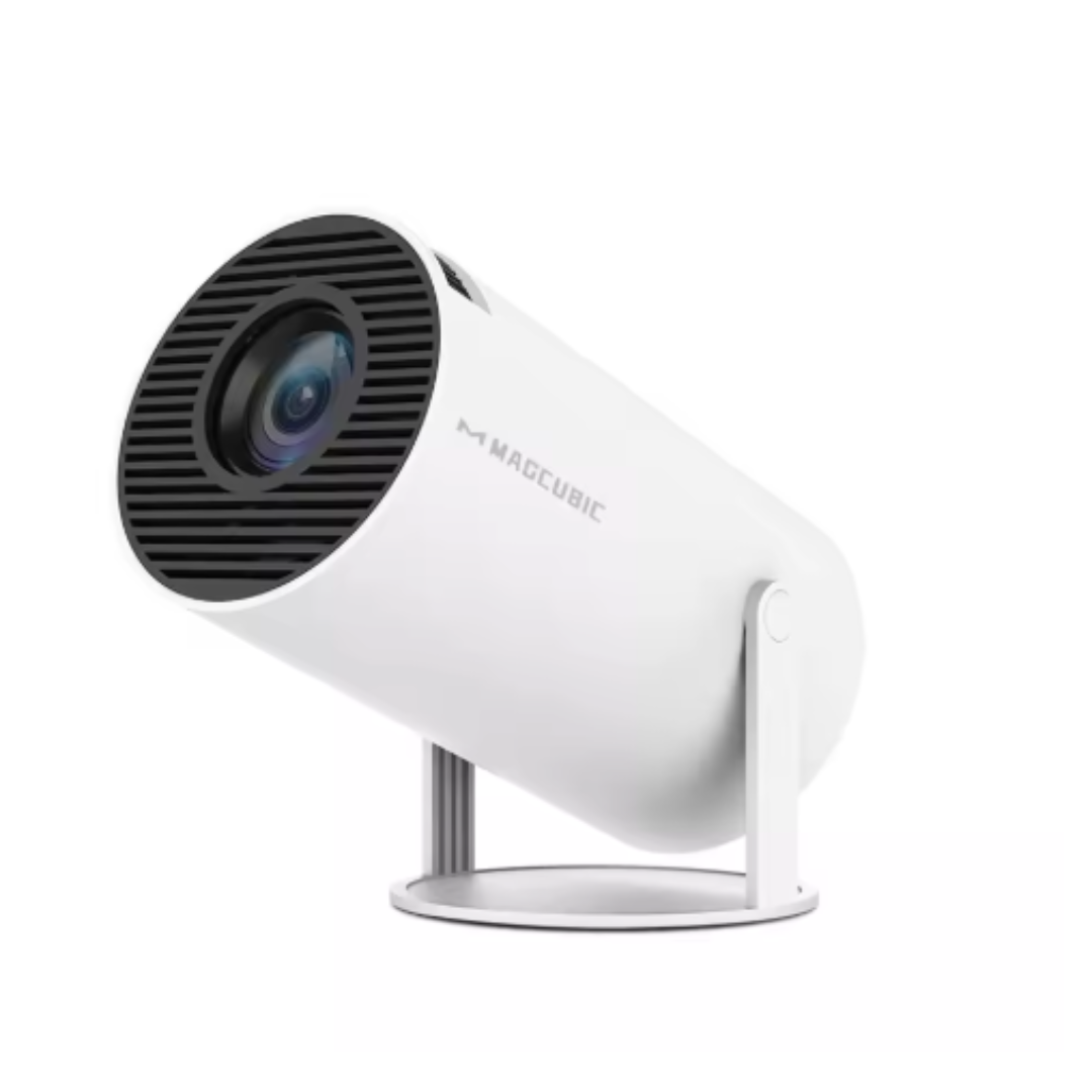 Проєктор Magcubic HY300 Pro 4K з Android 11, подвійним WiFi6 – Домашній кінотеатр із високою роздільною здатністю, білий