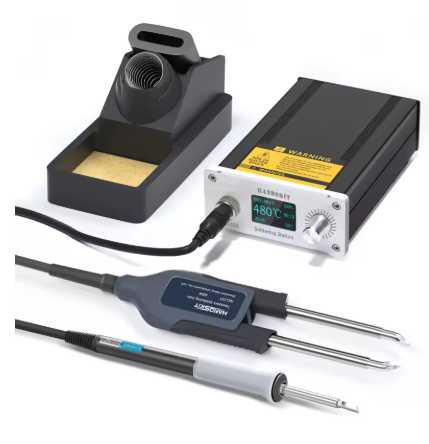Паяльна станція Handskit T12 Tweezers (Двожальна паяльна станція для демонтажу SMD-компонентів T12 Tweezers)