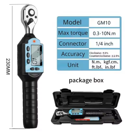 Цифровий динамометричний ключ NITERUS GM 1/4'' 0,3–10Нм (GM10)