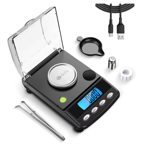 Мініатюрні ювелірні електронні ваги 20 г / 0.001 г із дисплеєм та аксесуарами