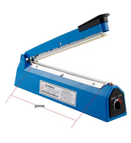 Імпульсний запайщик пакетів 300 мм (тепловий герметизатор для харчових пакетів, вакууматор для кухні)