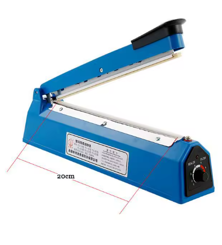 Імпульсний запайщик пакетів 200 мм (тепловий герметизатор для харчових пакетів, вакууматор для кухні)