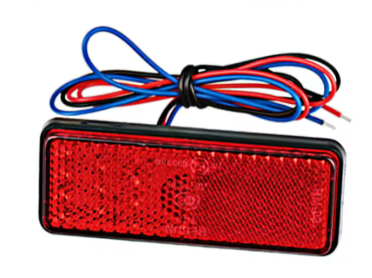 Світлодіодний стоп-сигнал для мотоцикла (універсальний задній габарит, Червоний)
