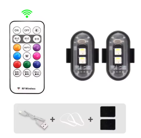 Бездротові LED стробоскопи з пультом 2 шт