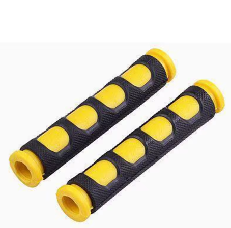 Універсальні силіконові накладки на гальмівні та зчепні ручки мотоцикла, 2 шт., жовті