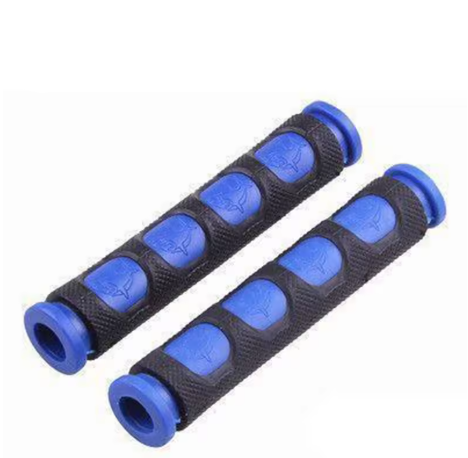 Універсальні силіконові накладки на гальмівні та зчепні ручки мотоцикла (2 шт, сині)